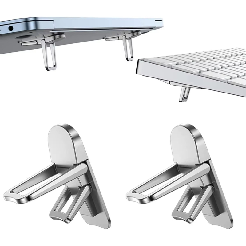 Cooling Stand Tablet - Çinko Alaşımlı, Mini, Taşınabilir, Katlanabilir, Soğutmalı