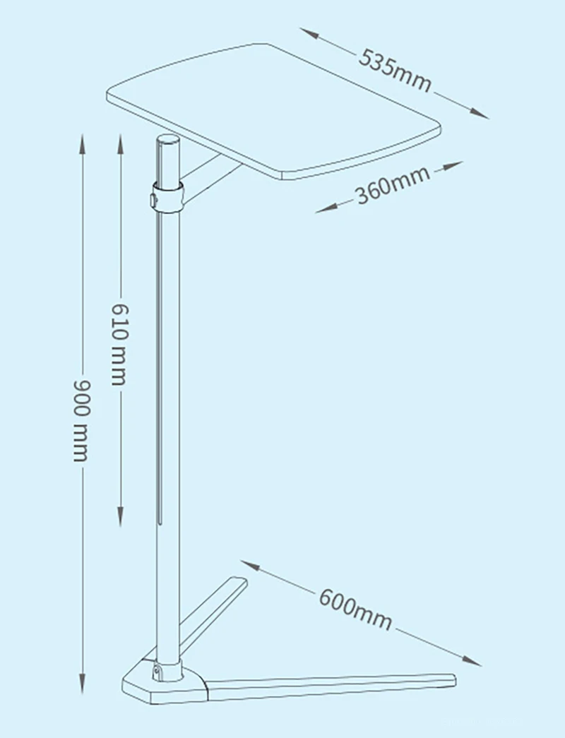 Yüksekliği Ayarlanabilir 7-20  - Tablet Lap Desk incelemesi ve fiyatı