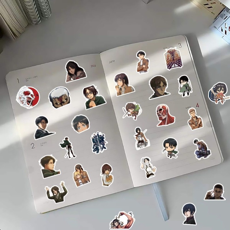 60 adet Titan Anime çıkartmala - Tablet Cute Accessories incelemesi ve fiyatı