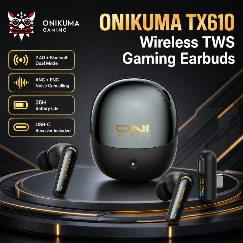 ONIKUMA TX610 Kablosuz Oyun Ku - Wired Earphone Lightning incelemesi ve fiyatı